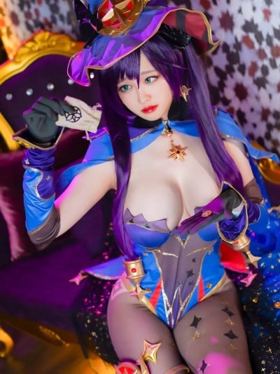 Arty Huang (Arty亚缇) cosplay Mona – Genshin Impact “30 photos”