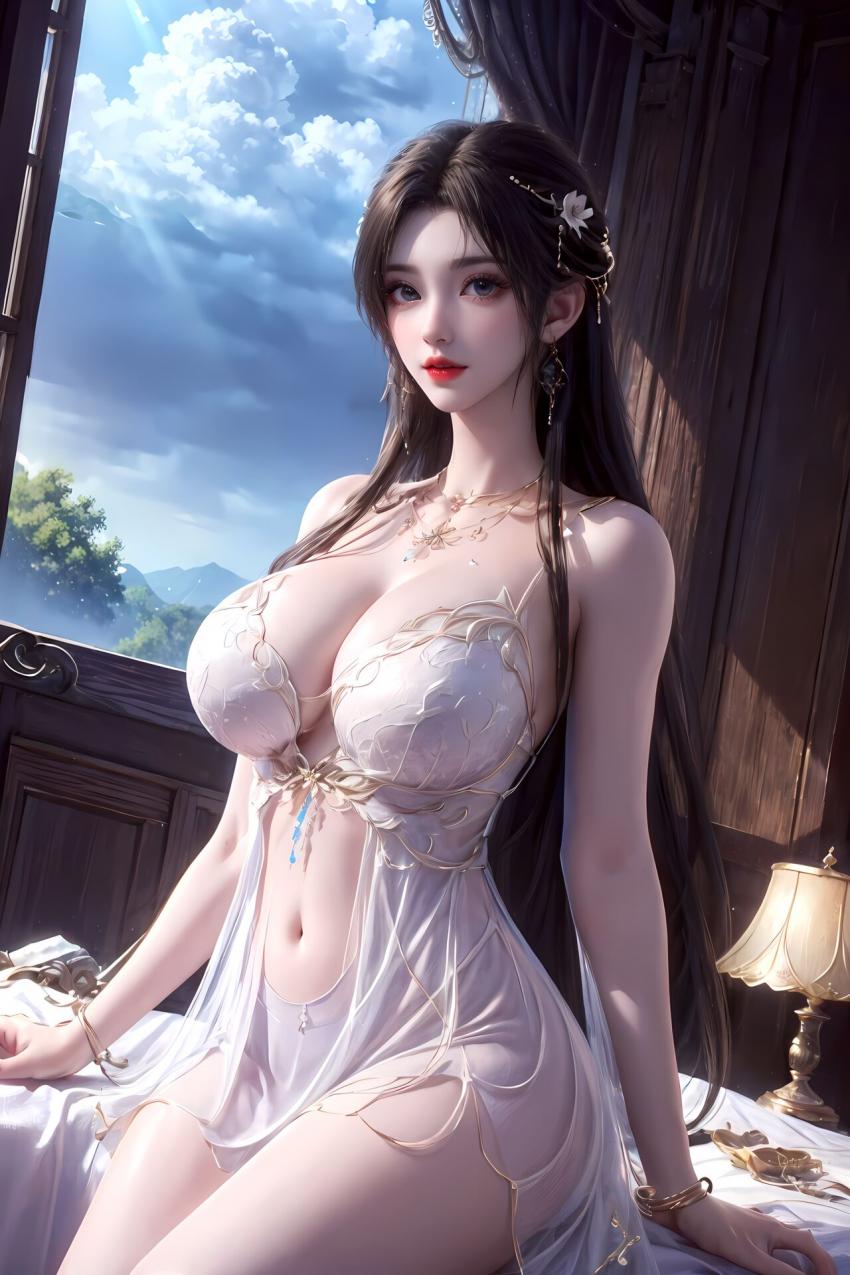 【AI绘画】完美世界 清漪荤素皆有