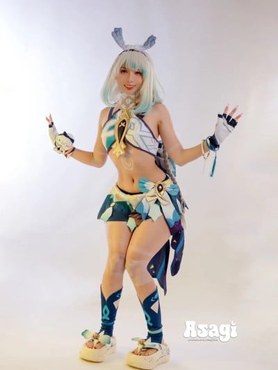 Asagi Kawaii cosplay Mualani – Genshin Impact