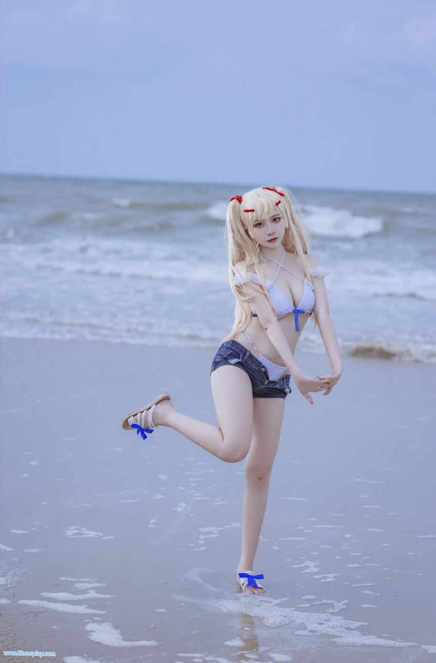 [二佐Nisa] 碧蓝苏塞克斯泳装