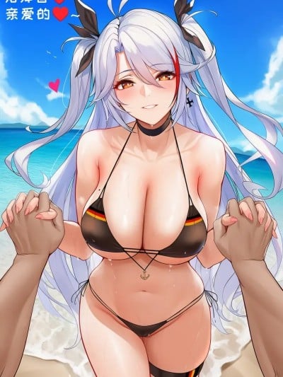 [小松鸟] 激情与纯情相伴的纯色海滨，与欧根老婆共度的迷余情浪