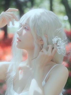 ElyEE子 -White spider lily 白瓷彼岸