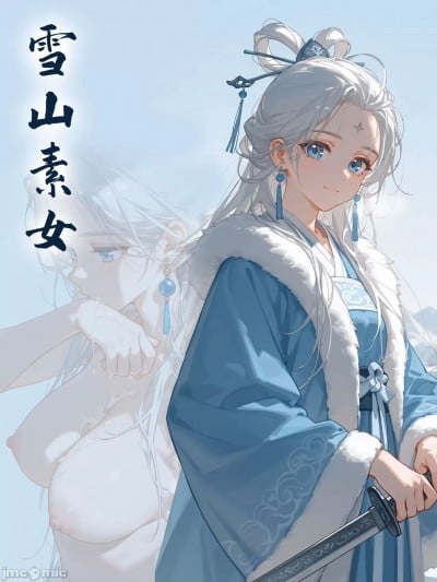 雪山素女 [落花入梦] [Ai Generated]