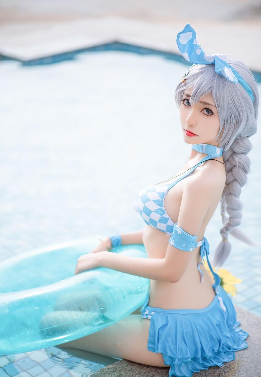 南桃Momoko - 琪亚娜泳装