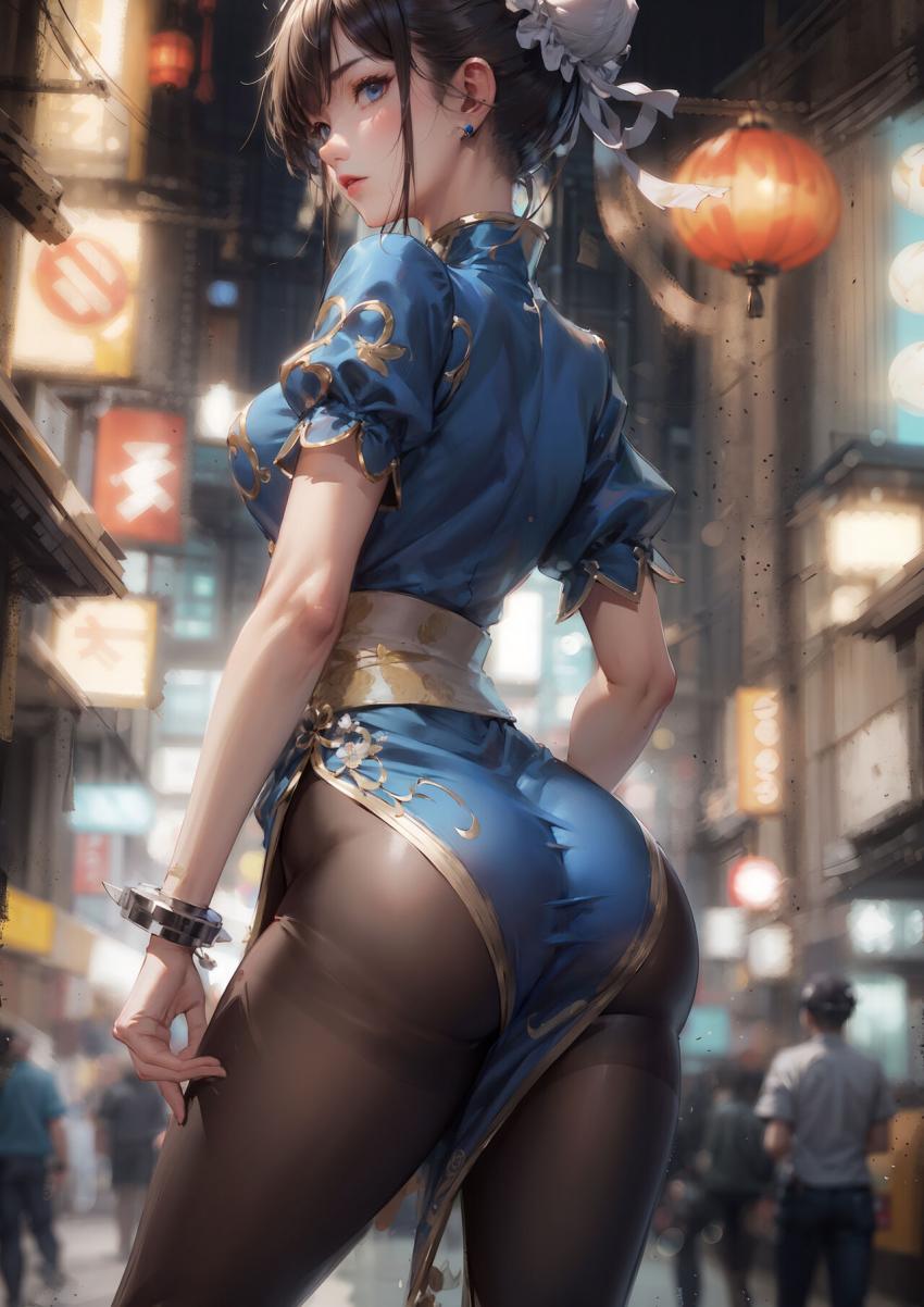 【AI绘画】七玥艺术春丽，春丽，春丽 街头霸王 街头霸王