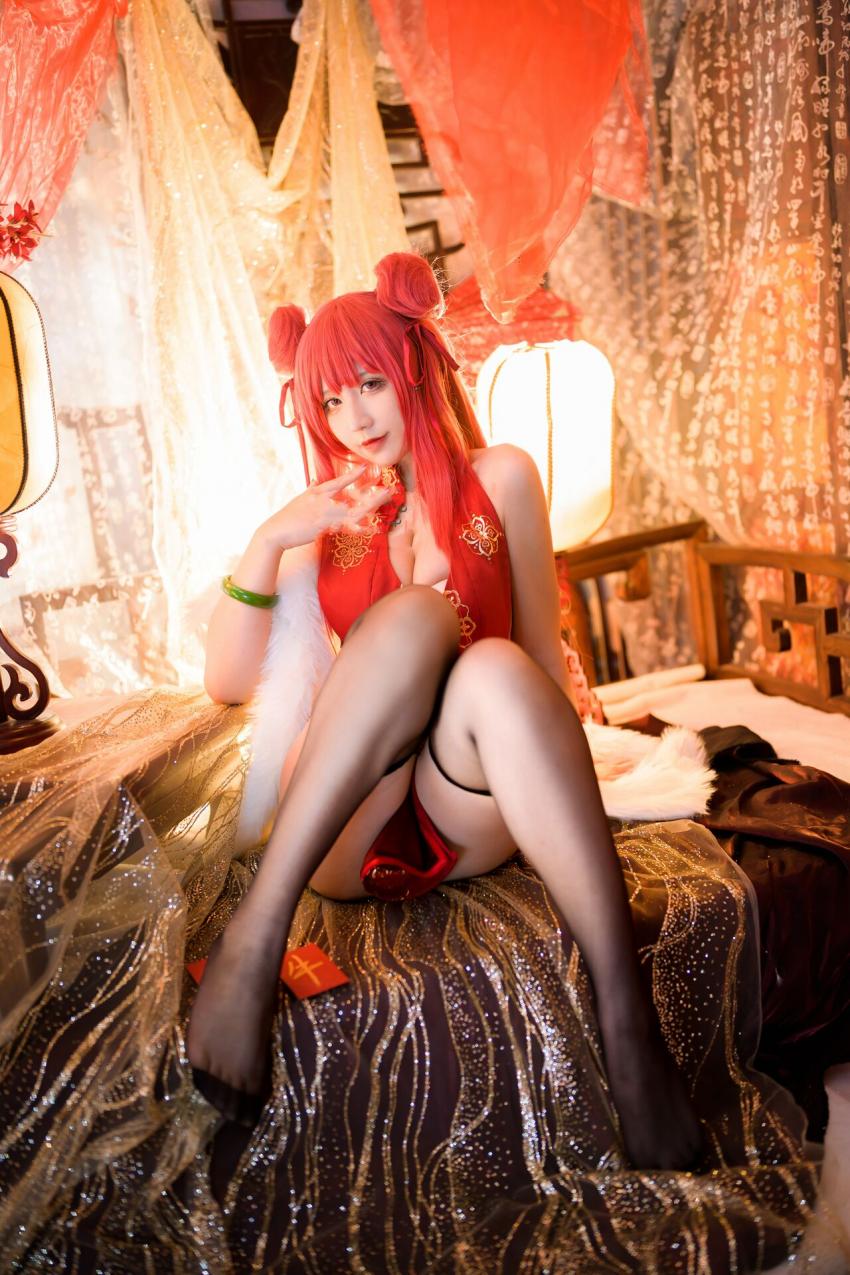 九曲 NO.122 - 碧蓝航线 加利索新春旗袍