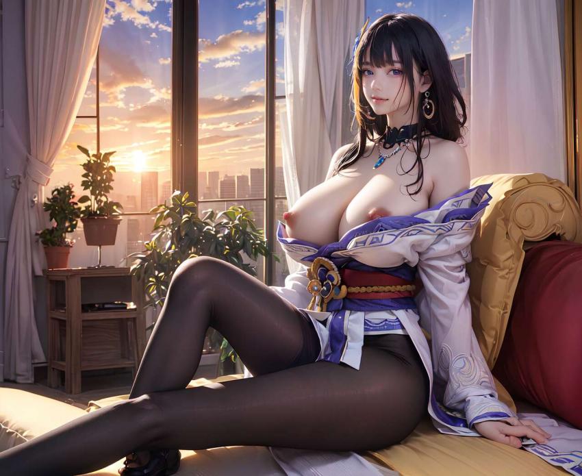 【AI绘画】危险人物--雷电将军02