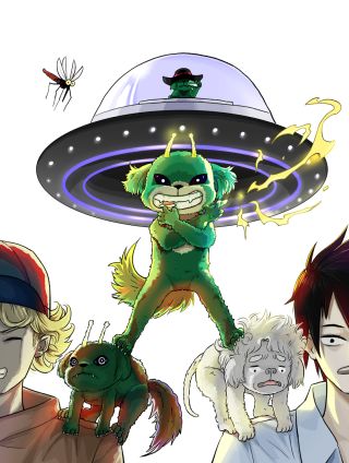 宇宙高智慧的我来到地球当宠物