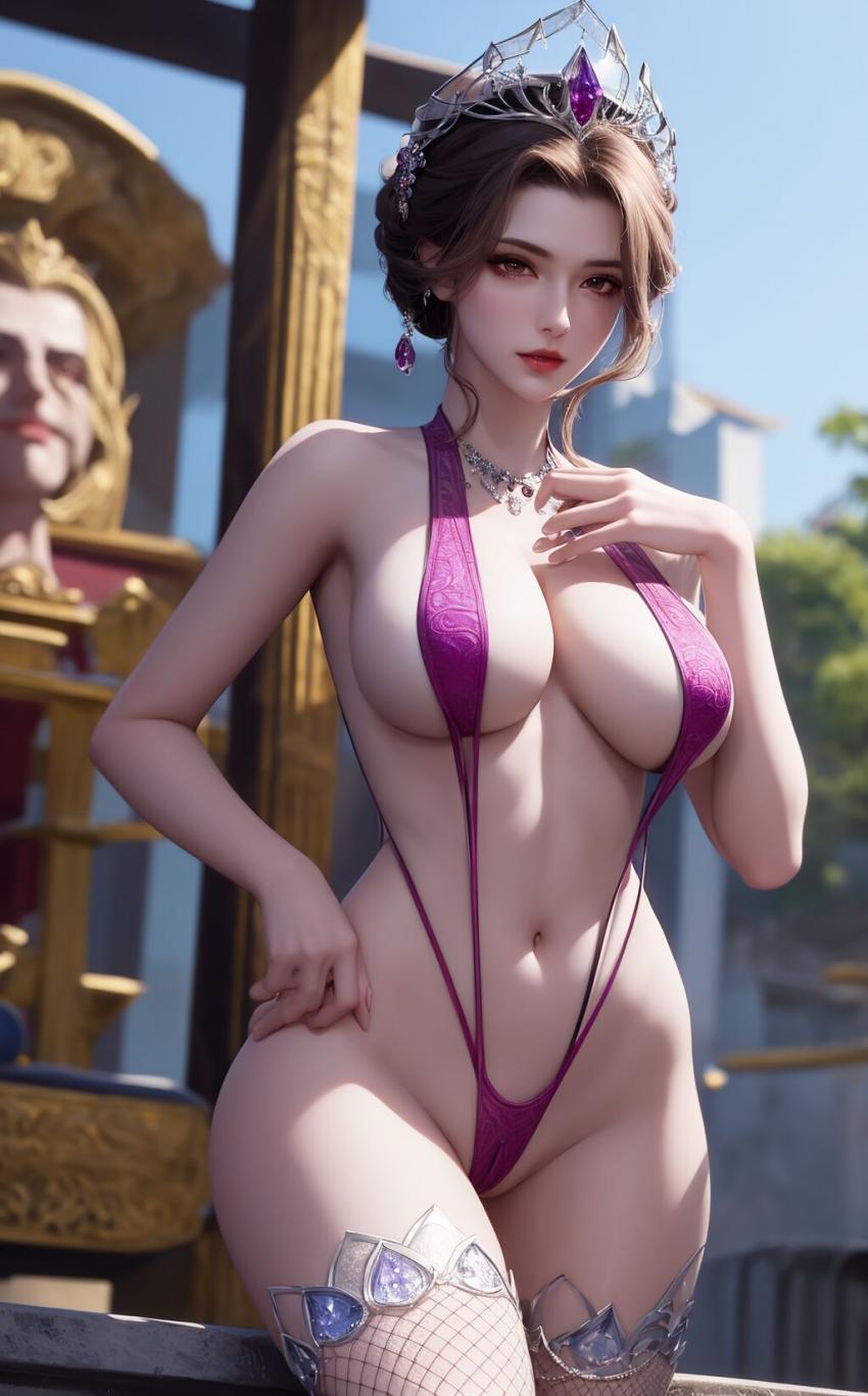 【AI绘画】斗罗大陆 比比东弹弓内衣