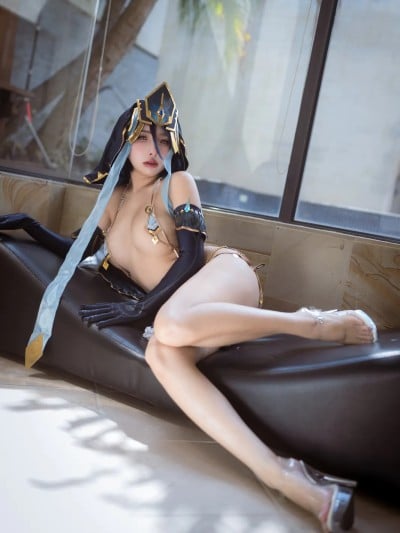 慕慕Momo cosplay Mirror Maiden – Genshin Impact
