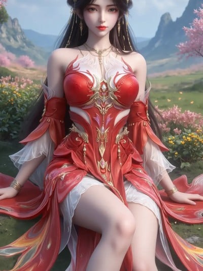 [AI Generated] 国漫-火灵儿 完美世界