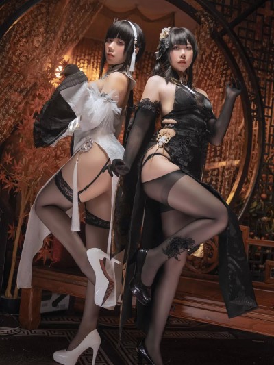 九言&喜茶苍苍子 - 碧蓝航线 镇海白黒双人 [35P]