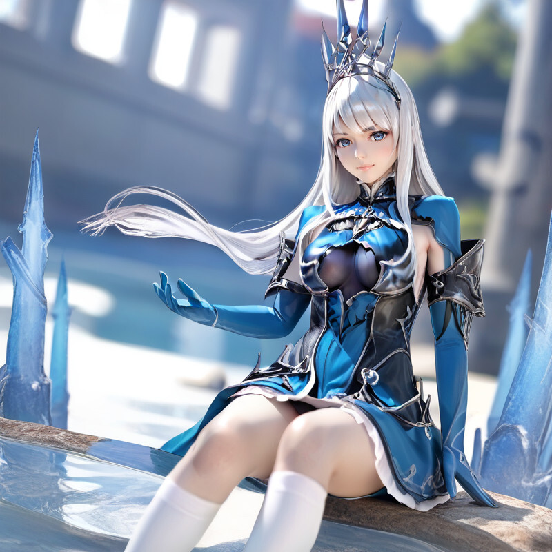 AI -Final Fantasy XIV Shadowbringers E8S (XL Pony)   Shiva – by EDG