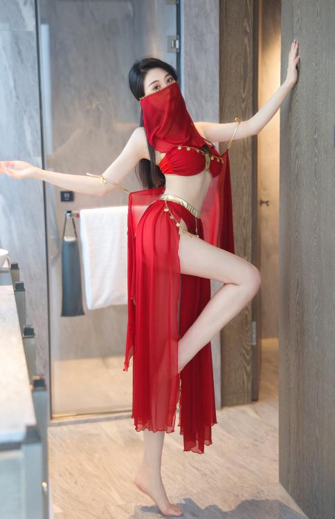 清妙 NO.003 红色舞裙