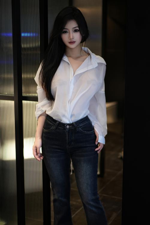 谭小灵 NO.001 牛仔裤