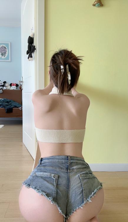 乙醇子 NO.005 三角牛仔短裤