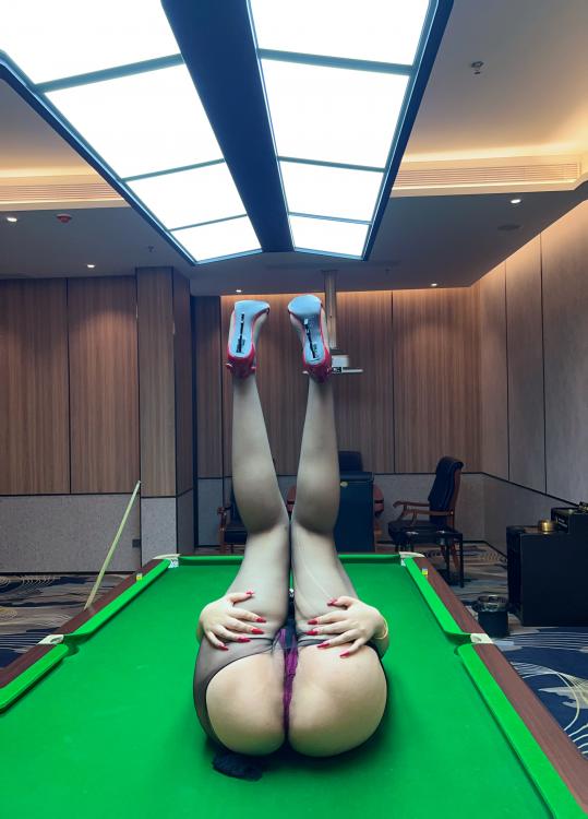 迷人的五姨太 NO.043 微密圈 桌球室