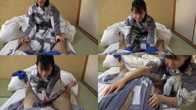 与年轻18岁的少妻不伦温泉旅行！穿着浴衣无套抽插颜射！ FC2-PPV-1583030