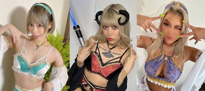 【异世界转生吹箫】精灵使・魔王・舞蹈COSPLAYER 3部曲在家里个人拍摄，辣妹美颜的浓厚吞精吹箫・乳交【极品】COSPLAY脱掉后是晒痕美乳＆美乳头【个人拍摄】 FC2-PPV-4786281