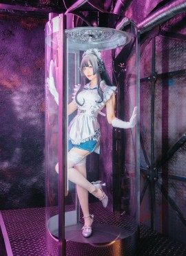 ElyEE子-NO.118赛博女僕Violane青辉石[29P]