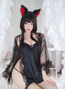 白烨-NO.55黑系猫咪少女[62P]