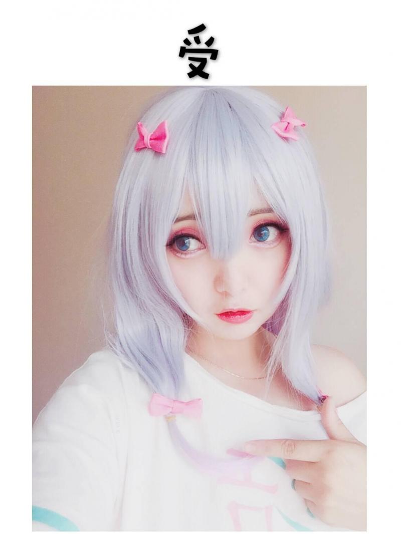 斯文文文文 - NO.70 埃罗芒阿老师COS九宫格表情挑战表情包动画妹妹 [8P]