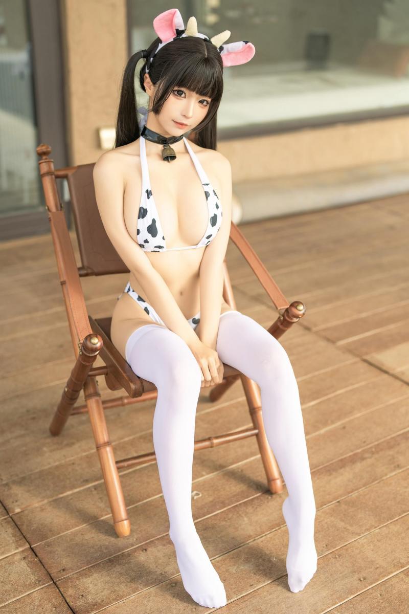 蠢沫沫 - NO.245 沙漠牛牛女仆 [7P]