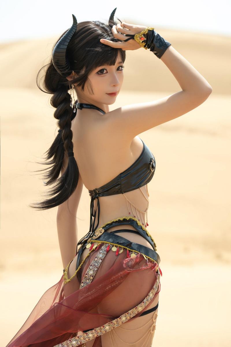 蠢沫沫 - NO.244 沙漠魅魔 [10P]