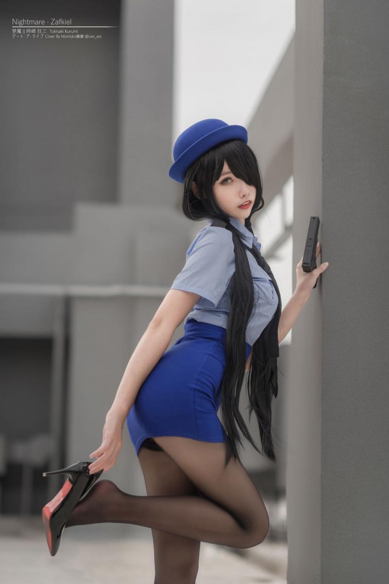 Momoko葵葵 - 时崎狂三警察制服(1)
