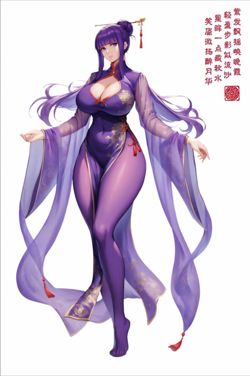 紫霞蒙尘录（AI Generated）