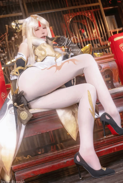 咬一口兔娘ovo cosplay Ningguang – Genshin Impact